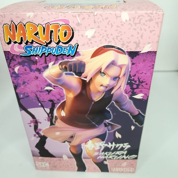 Naruto Shippuden Sakura Haruno SFC 1:10 Scale Figure 7" NEW Bubble Damaged - Picture 8 of 12